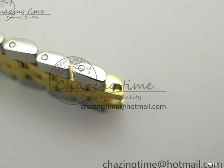 MiroTime 0311 Supportive DateJust 28mm Wrapped SS YG Best Edition Gold Dial Crystal Markers on Wrapped SS YG Bracelet ETA 3344